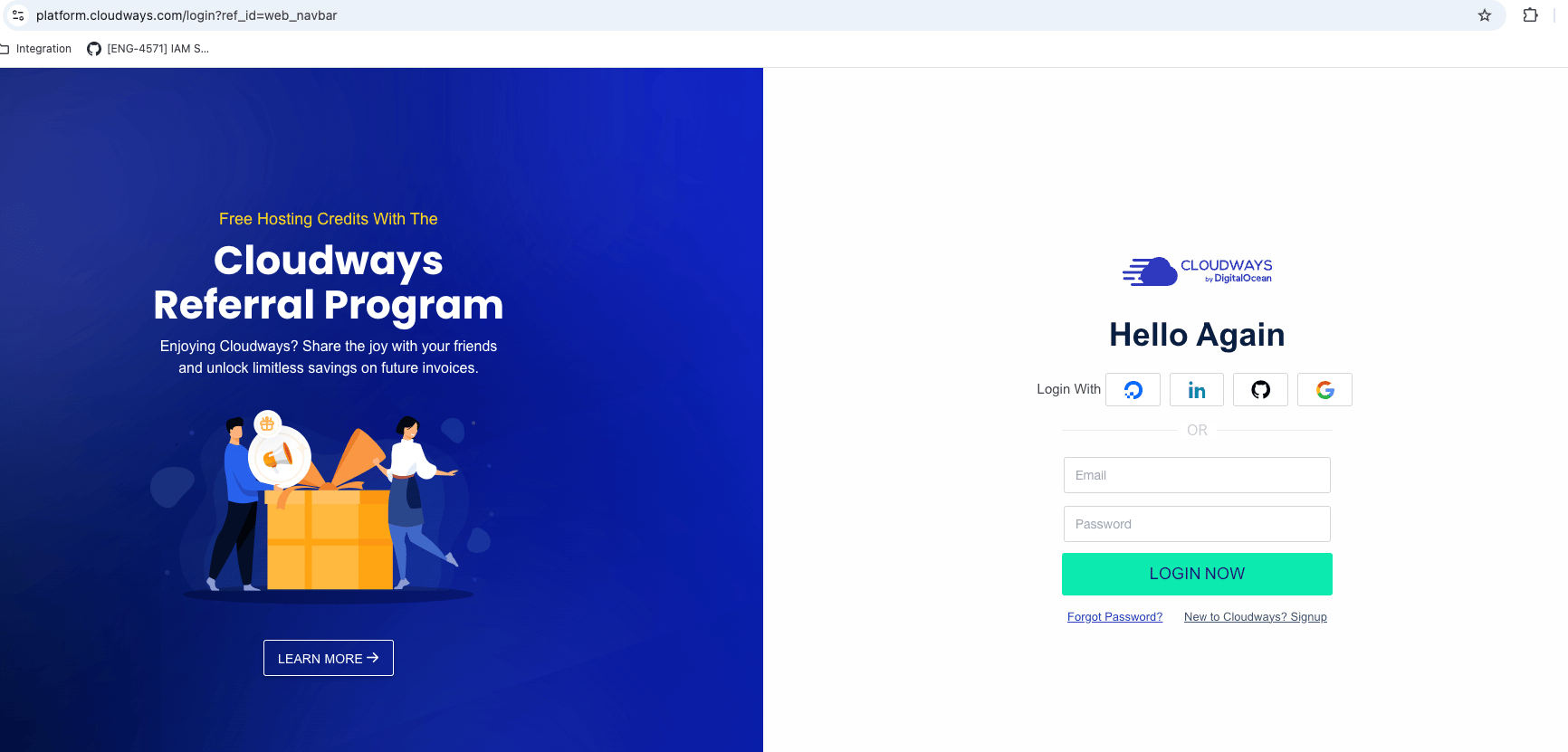 Log in