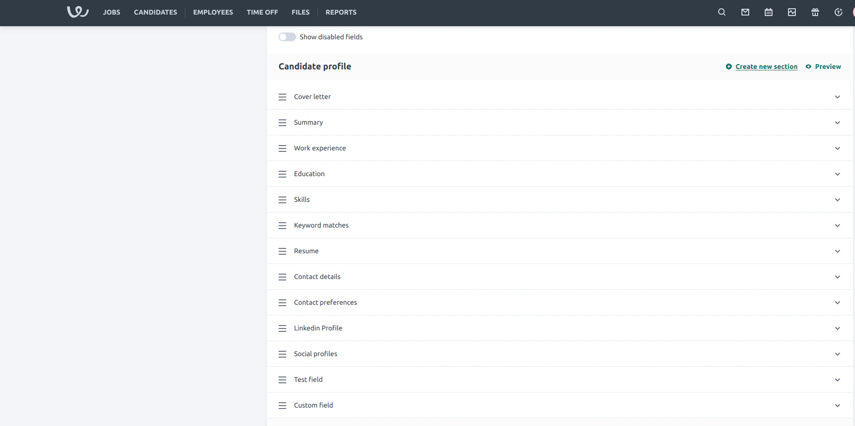 Search Create Custom Object