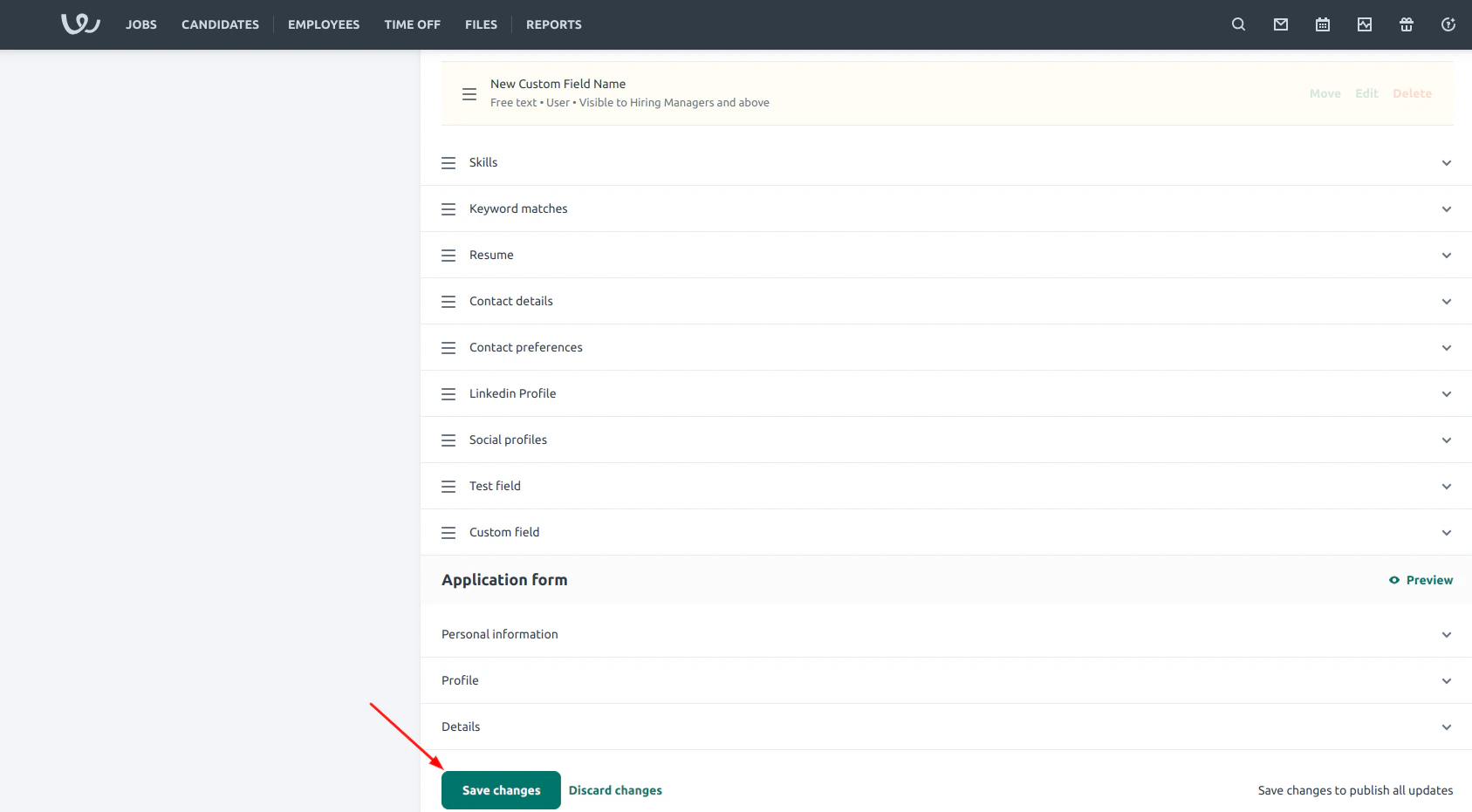 Search Create Custom Object