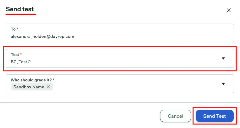 Move Candidate to the assessment or background check Stage