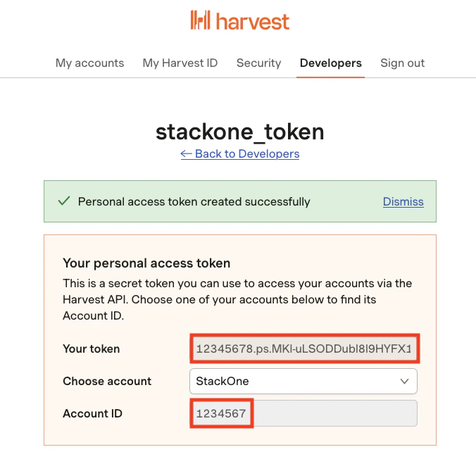 API Token and Account ID