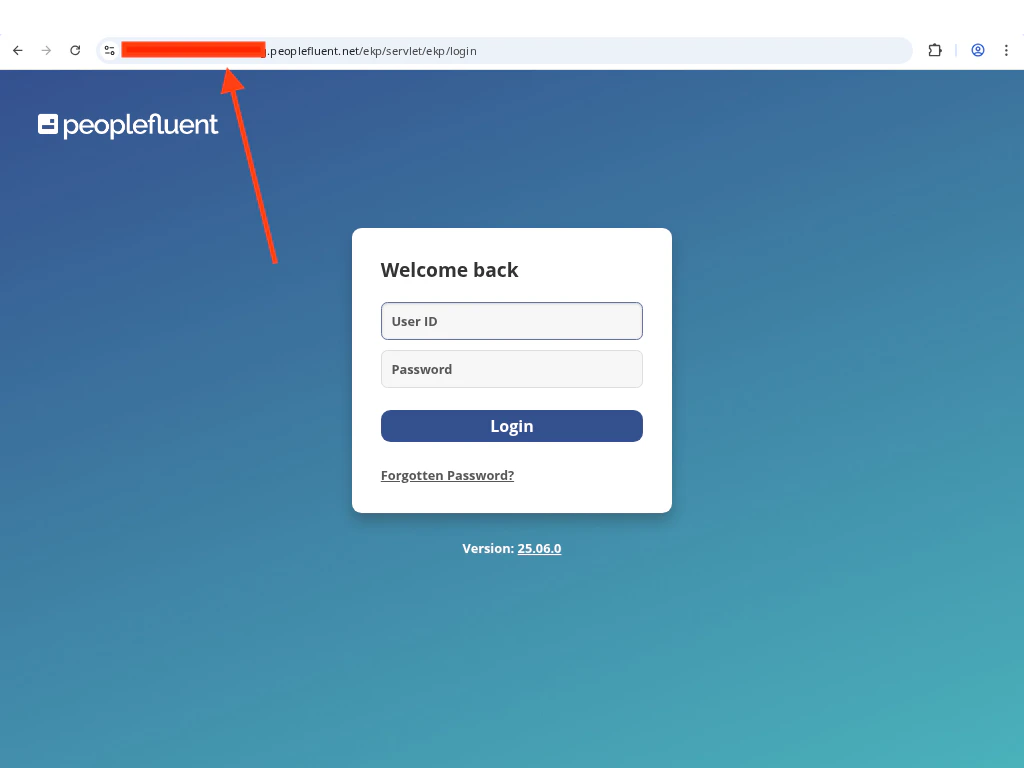 PeopleFluent credential fields