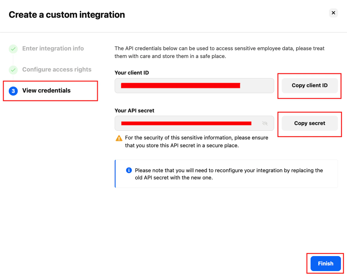 Create Integration