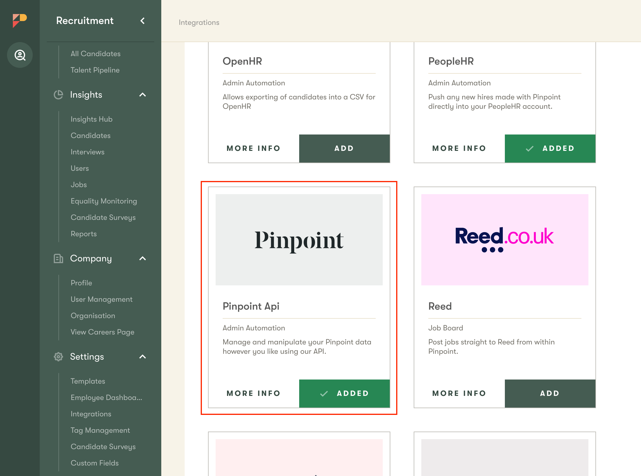Integrations