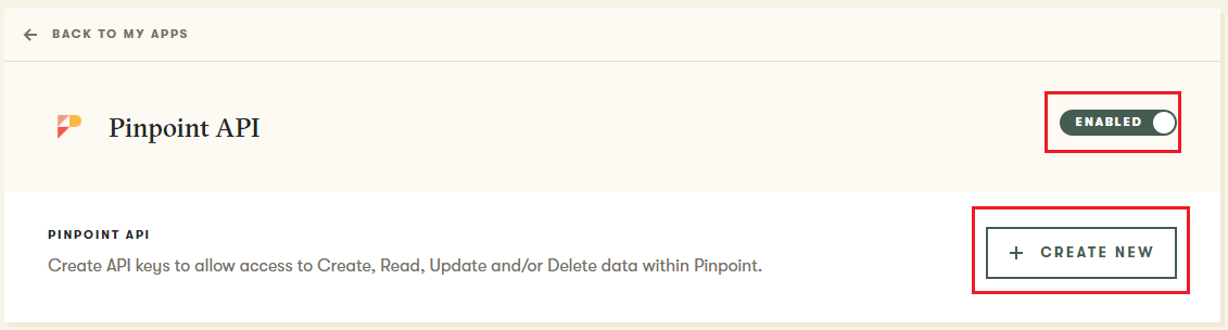 Create API Key