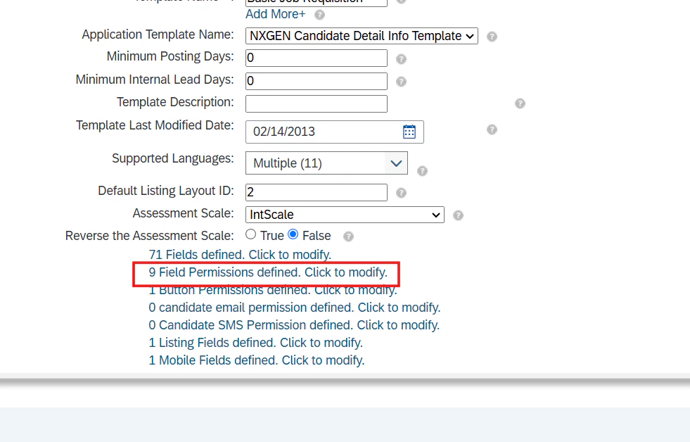 Modify Permissions