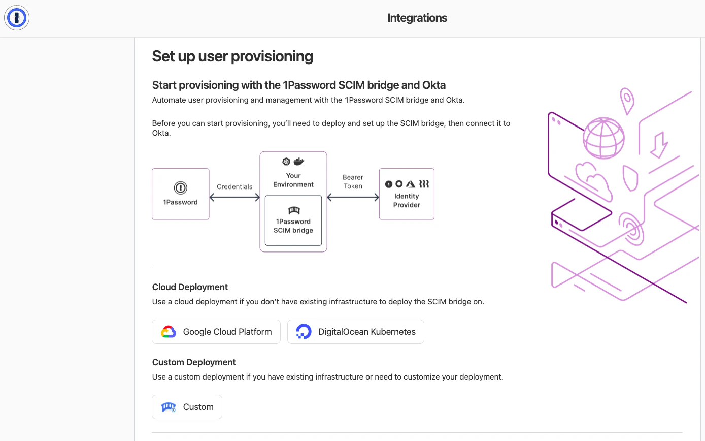 Set Up User Provisioning