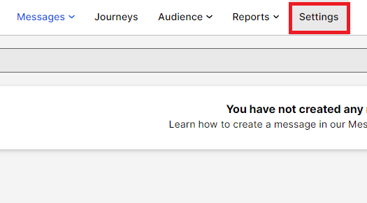 Select Settings