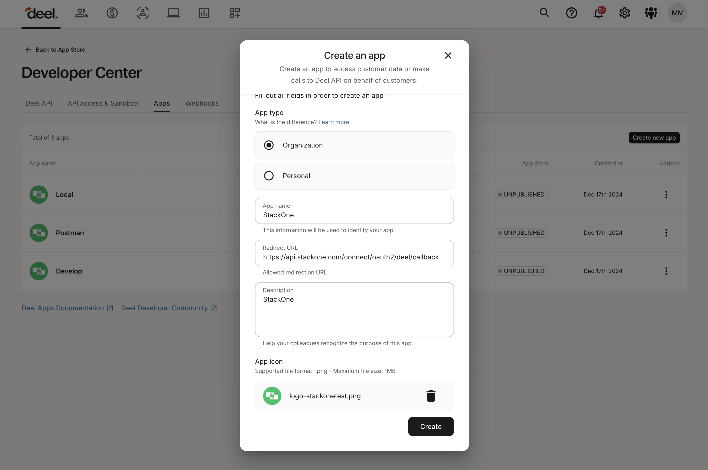 Configure the App Details