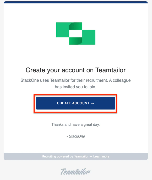 Create Account