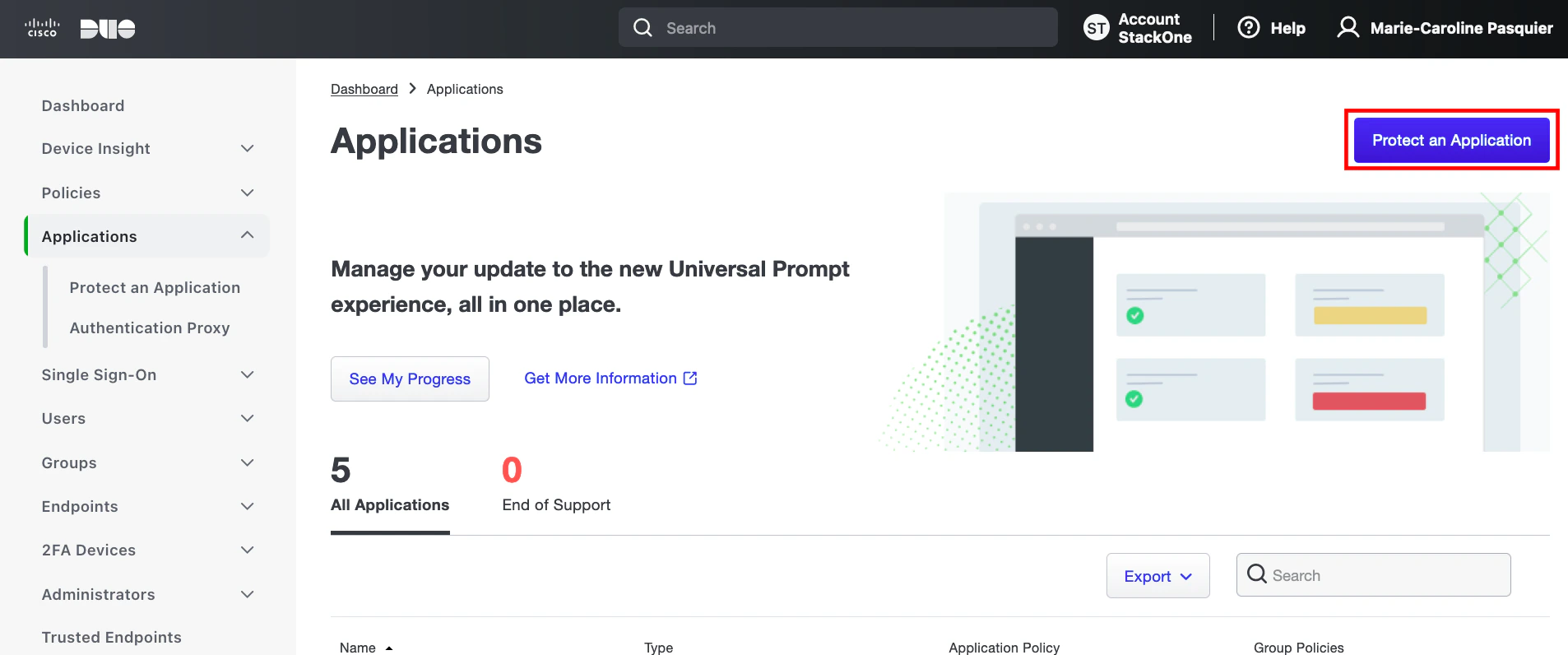 Protect an Application