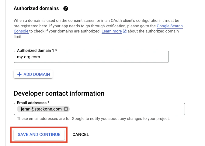 Enter Application Information