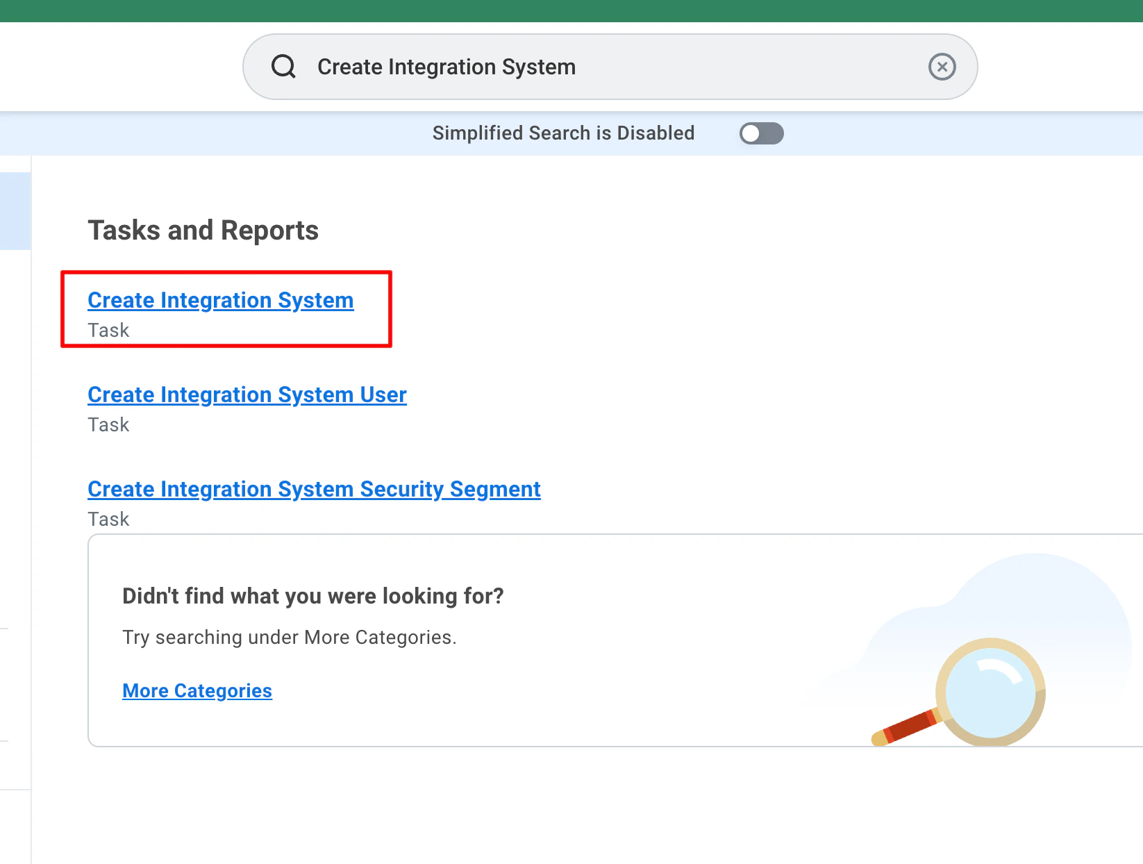 Search Create Custom Object