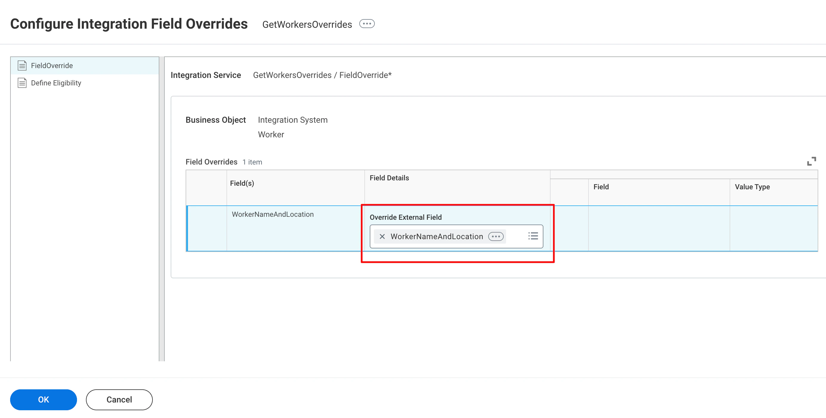 Enter Label & Field Type