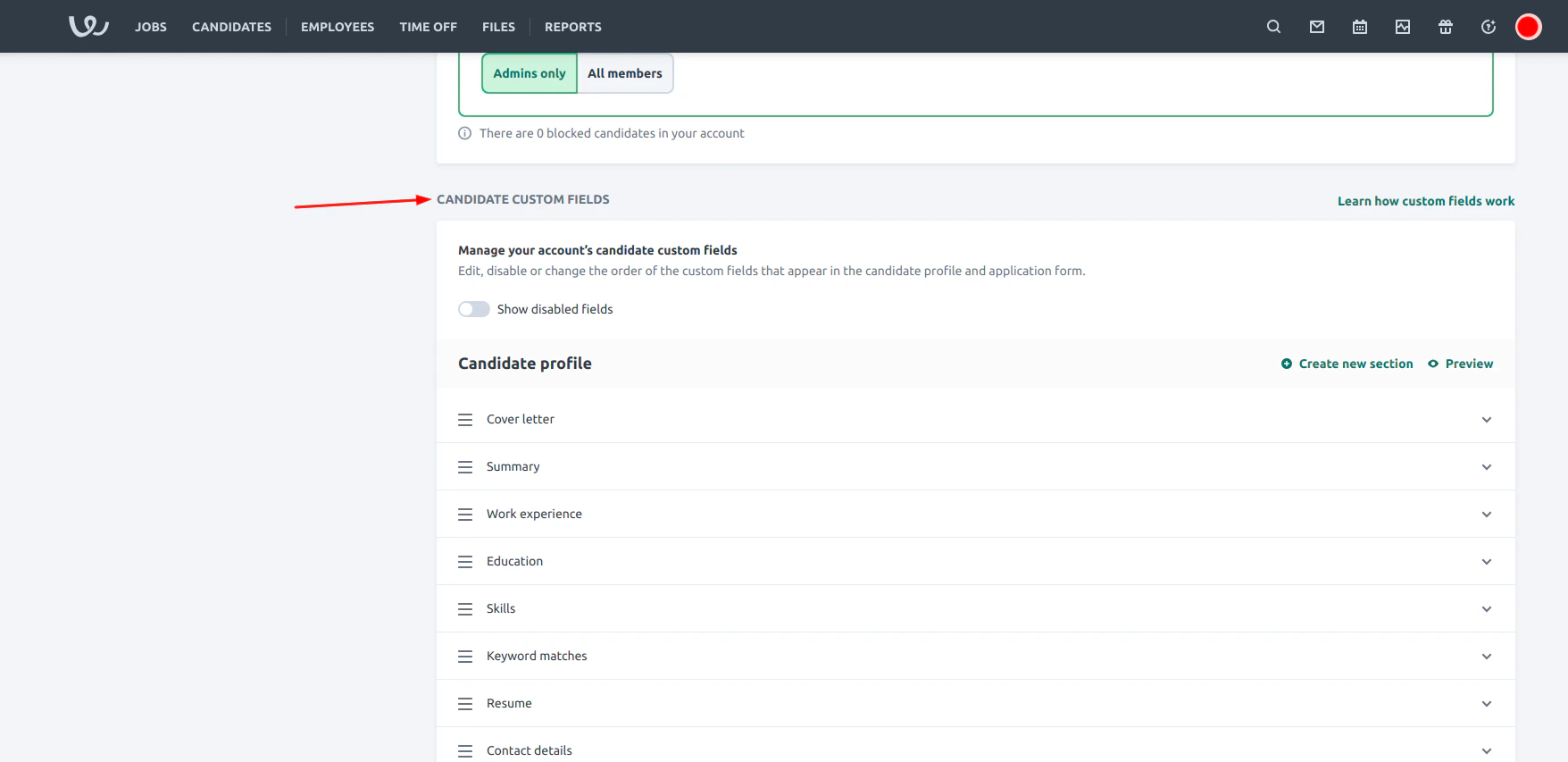 Search Create Custom Object