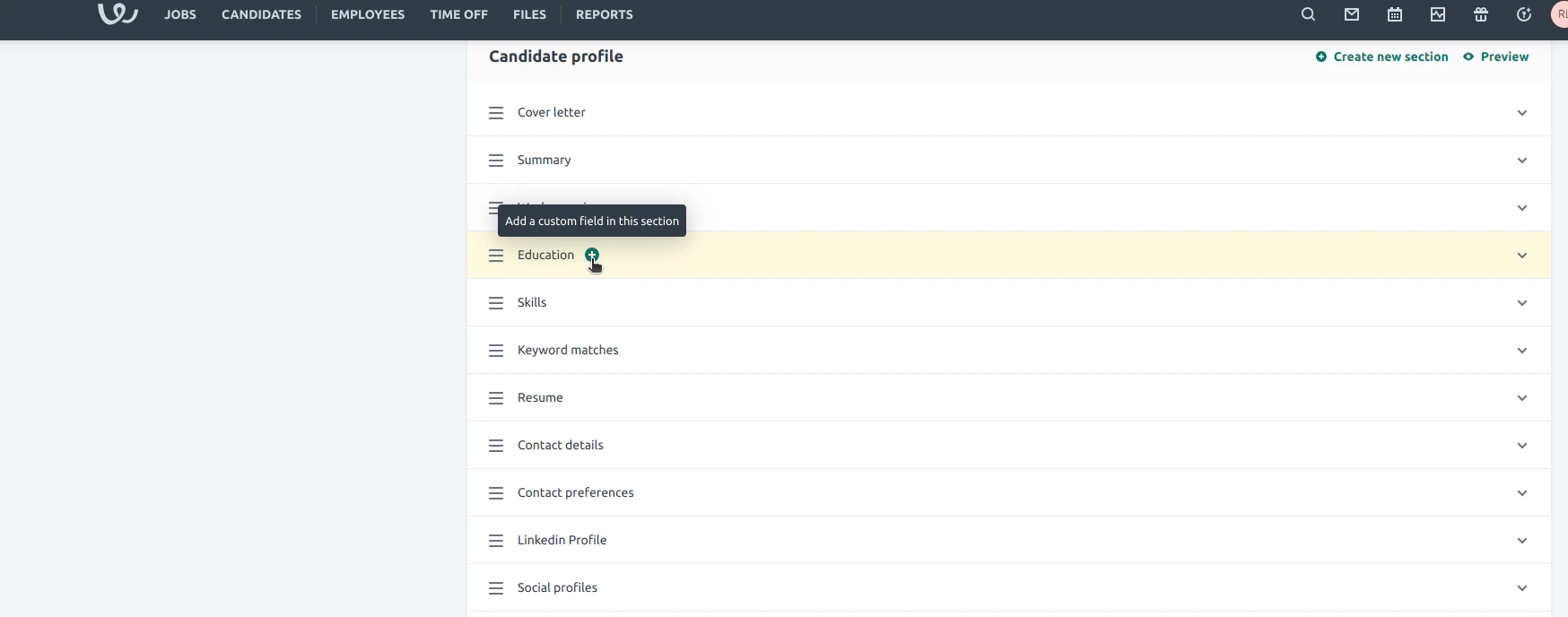 Search Create Custom Object