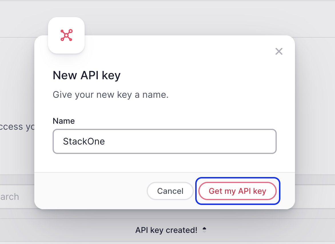 Name the API Key