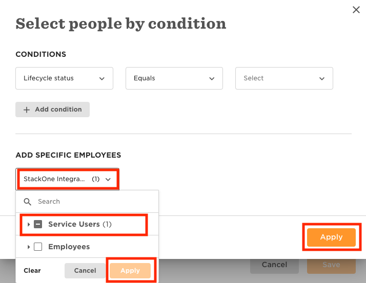 Add Specific Employees