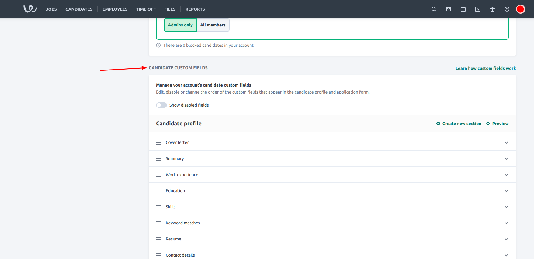 Search Create Custom Object