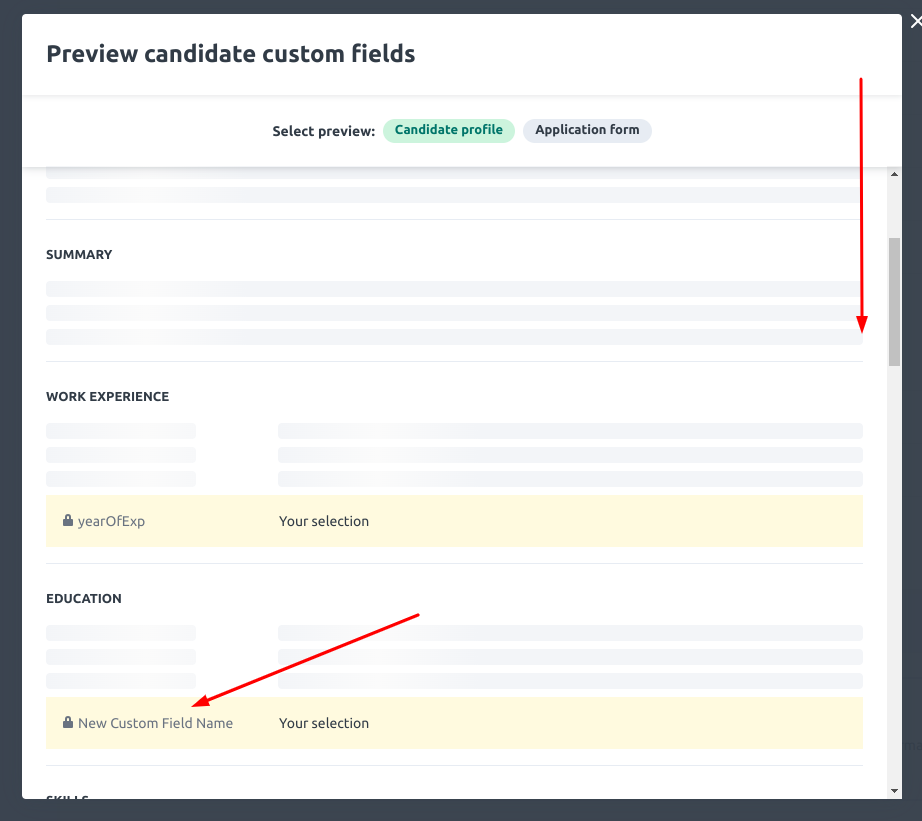 Search Create Custom Object