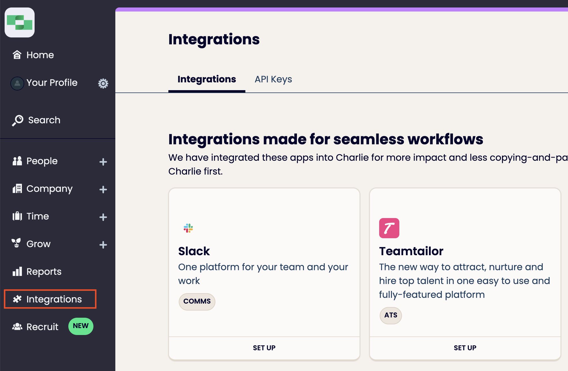 Charlie HR Dashboard