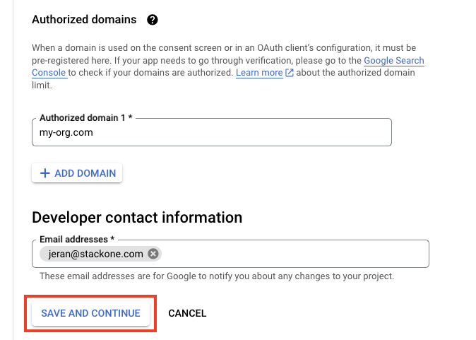 Enter Application Information