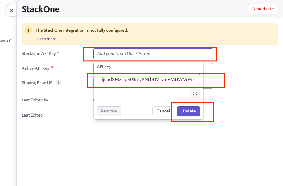 Edit/View Assessment/Background check Status ID