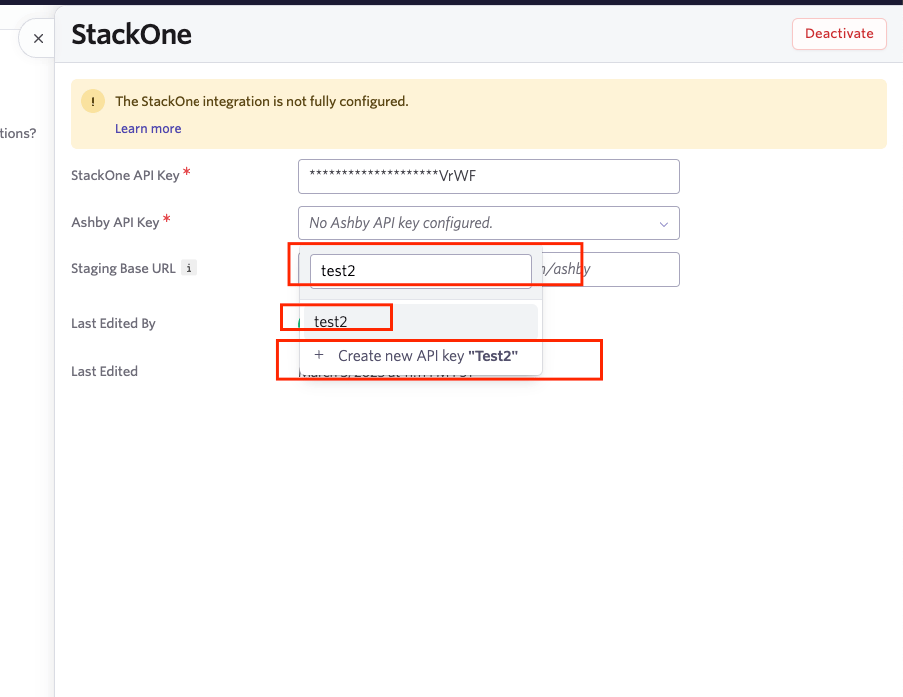 Edit/View Assessment/Background check Status ID