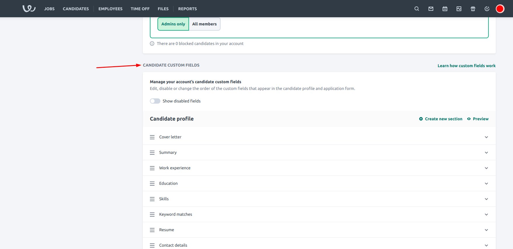 Search Create Custom Object