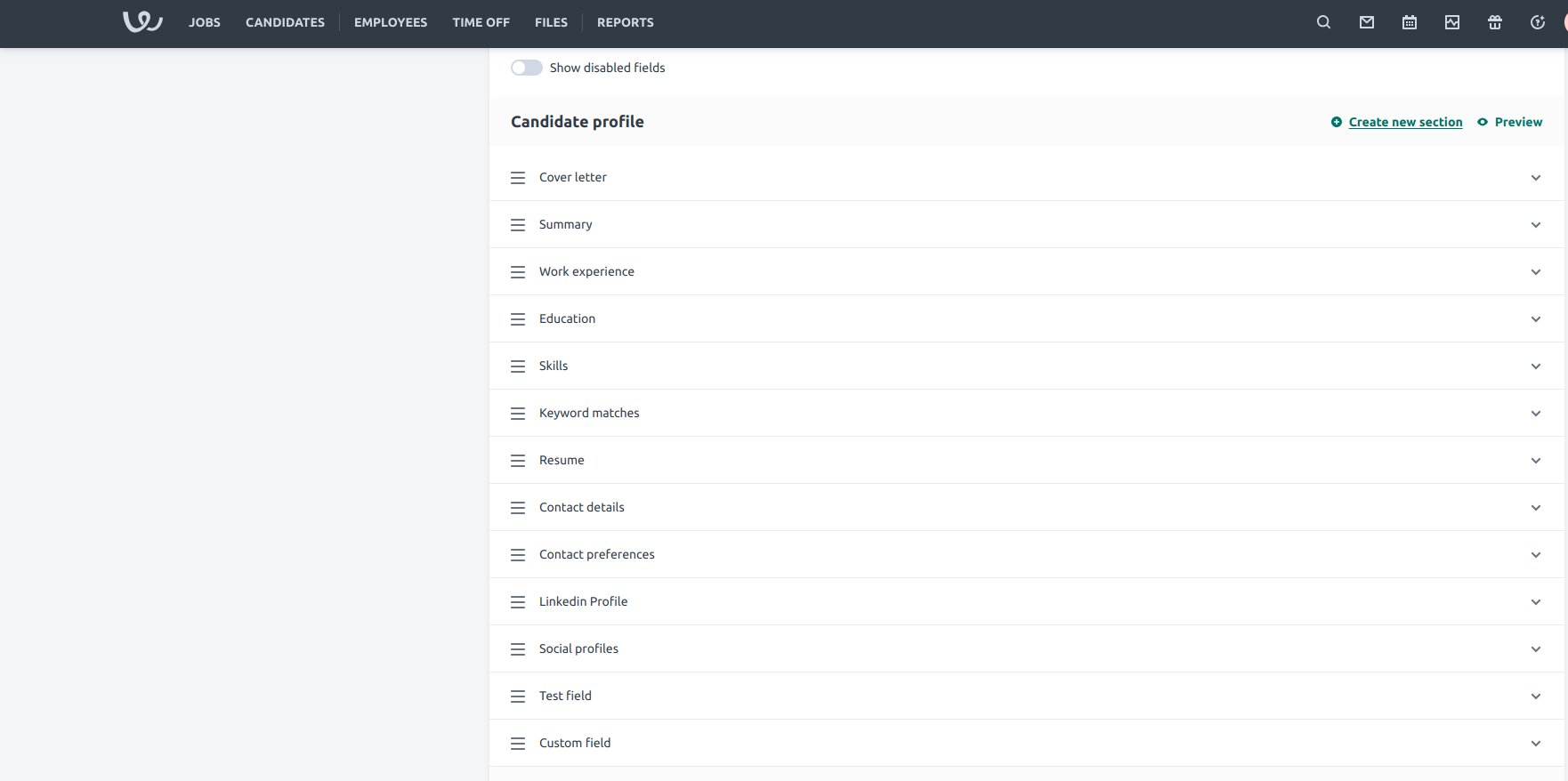Search Create Custom Object