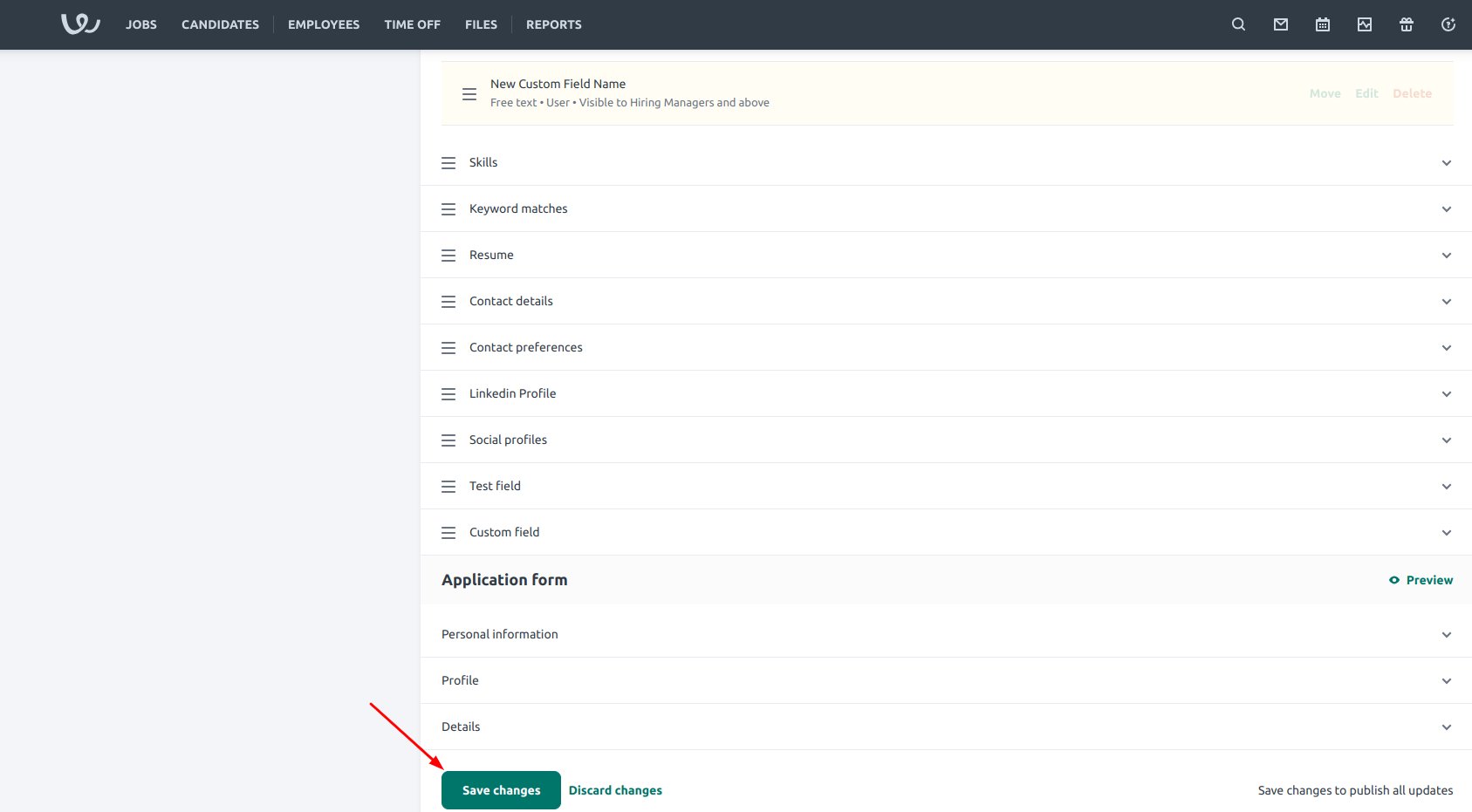 Search Create Custom Object