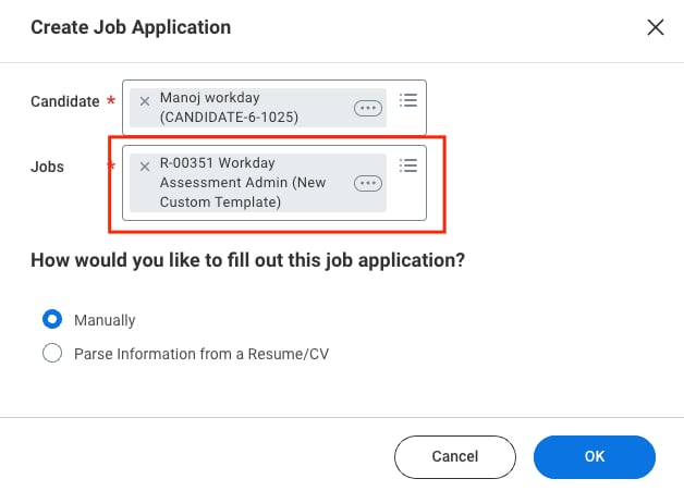 Candidate Job Apply