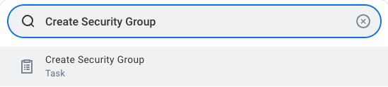 Search Security Group