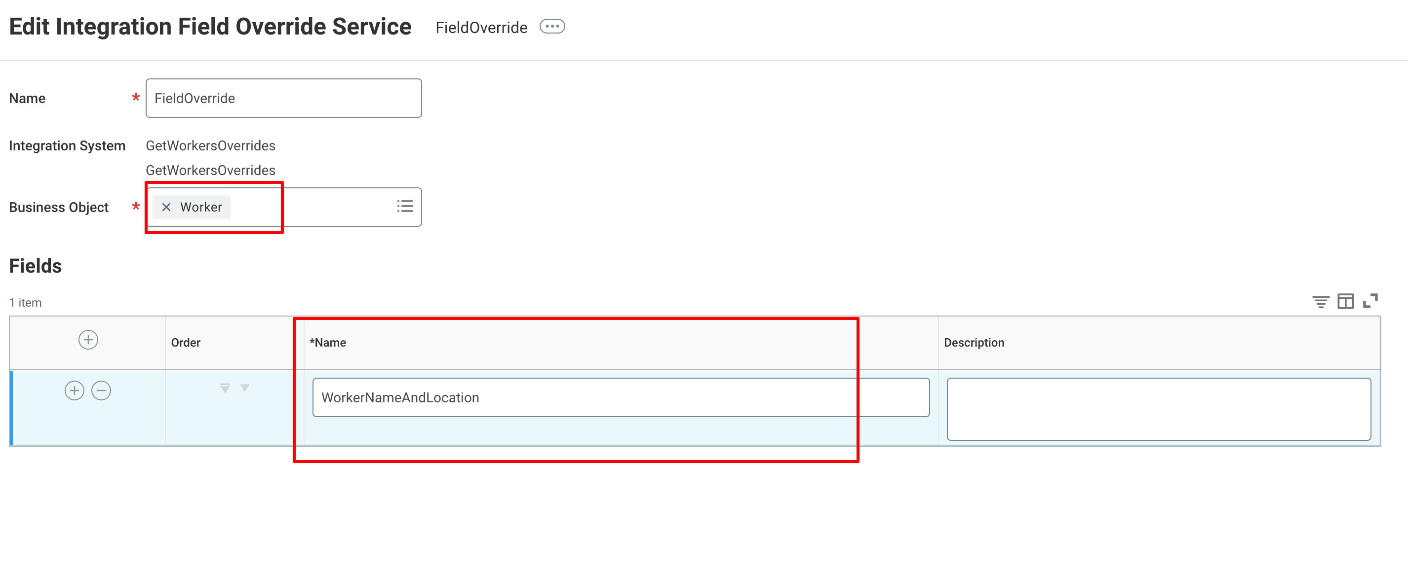 Click Field Definitions