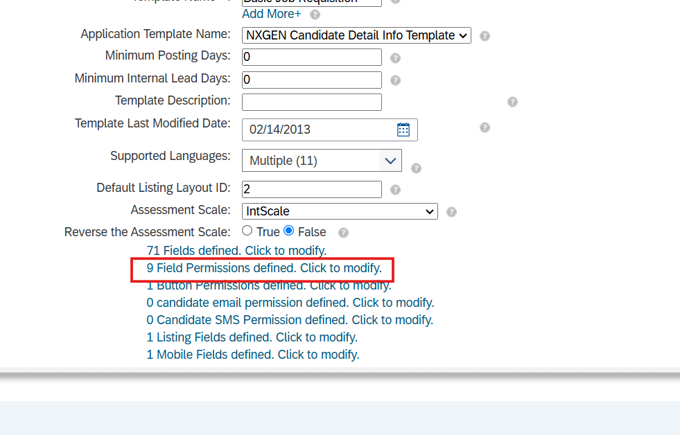 Modify Permissions