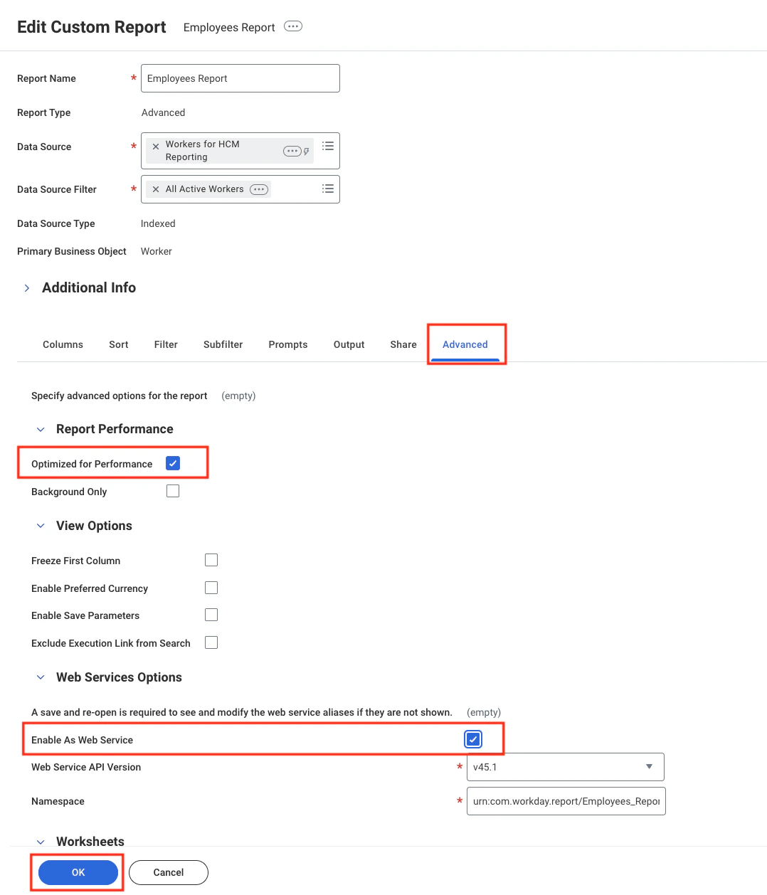 Advanced Settings