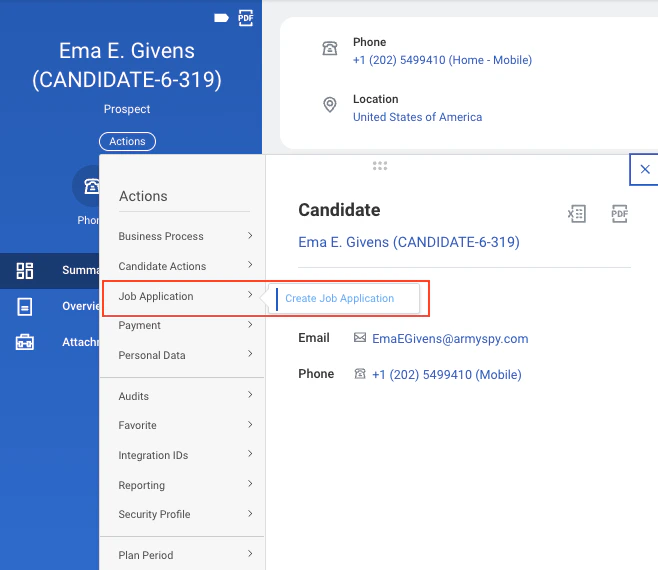Candidate Profile