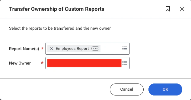Enter New Owner