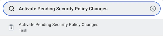 Search to Activate Pending Permissions