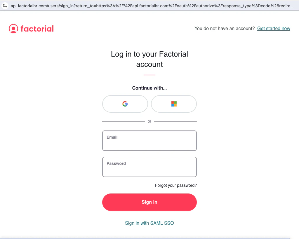 Click Sign In