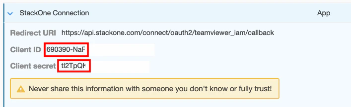 Copy Application Credentials