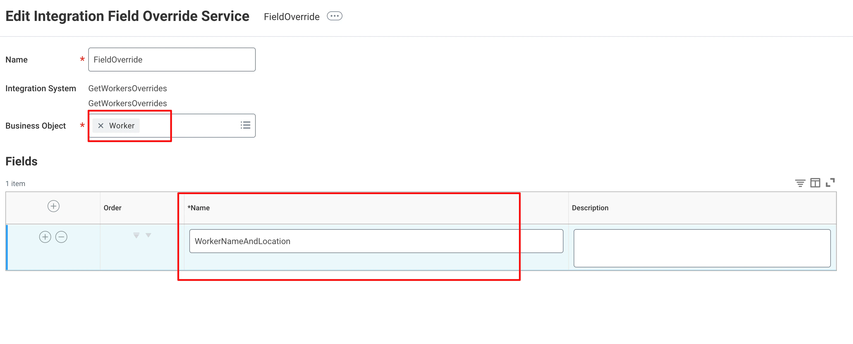 Click Field Definitions