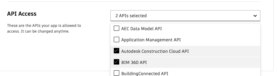 Set API Access