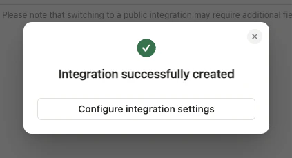 Navigate to Configure API Key Integration Settings