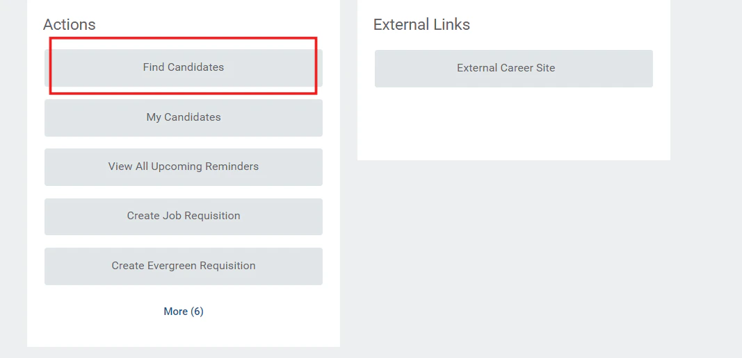 Click on Find Candidates