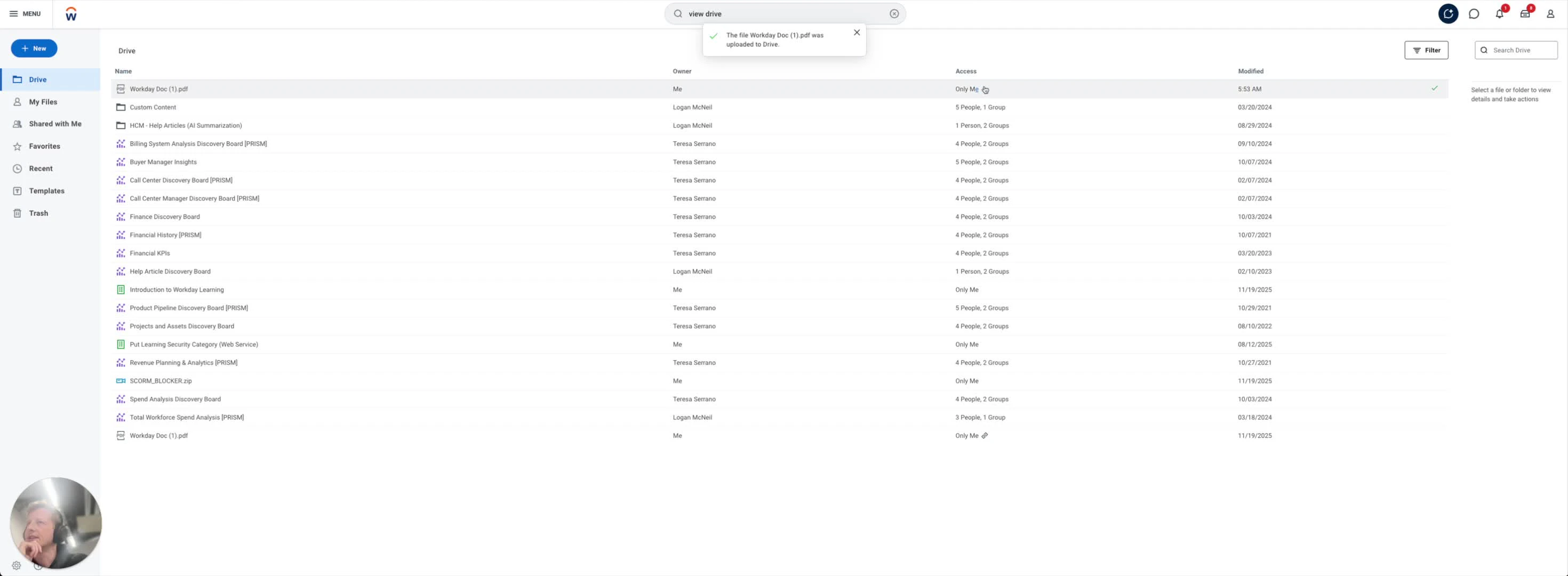 Completing the Upload Process