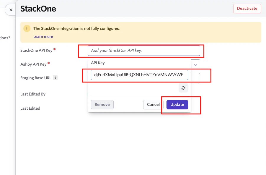 Edit/View Assessment/Background check Status ID