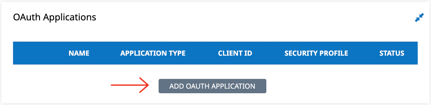 OAuth Application