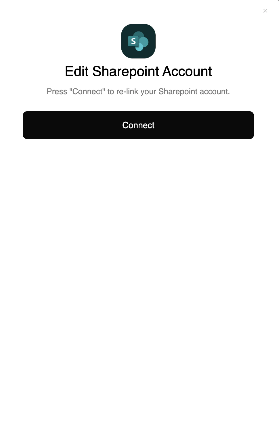 Connect to Sharepoint