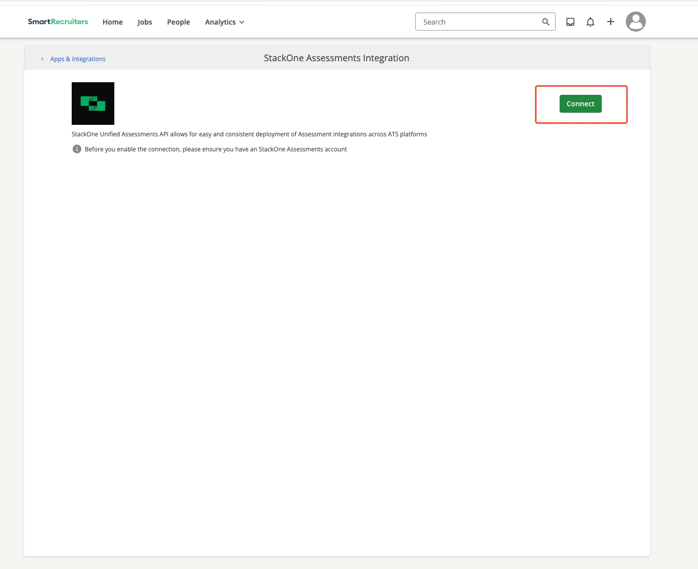 View Integration Details